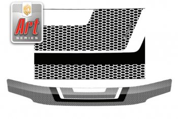 Дефлектор капота (R40G, R50G) CA-Plastiс Toyota LiteAce  Noah (1996-2001) (Серия Art графит)
