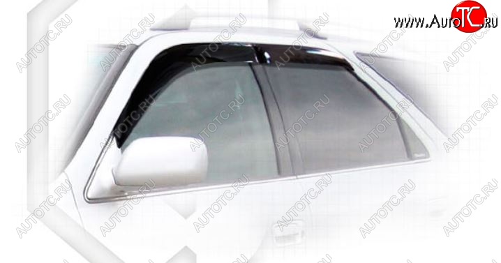 1 899 р. Дефлектора окон CA-Plastic  Toyota Mark 2  Qualis (1997-2002) седан (Classic полупрозрачный, Без хром.молдинга)  с доставкой в г. Пермь