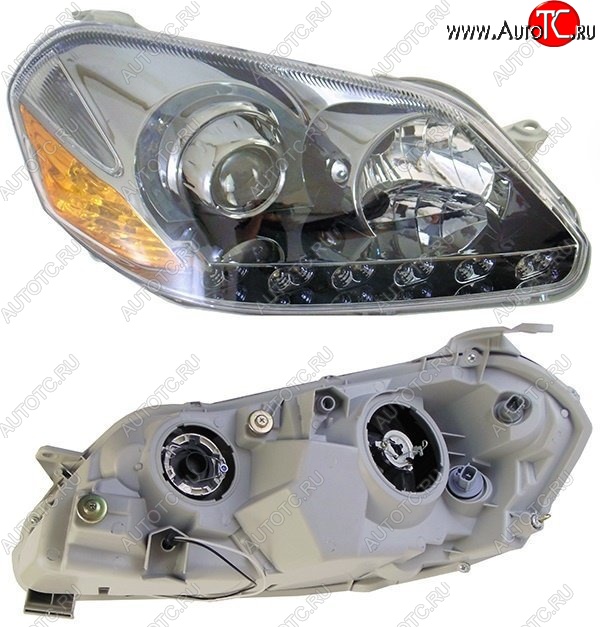 12 399 р. Правая фара SAT (линза) Toyota Mark 2 X110 седан дорестайлинг (2000-2002)  с доставкой в г. Пермь