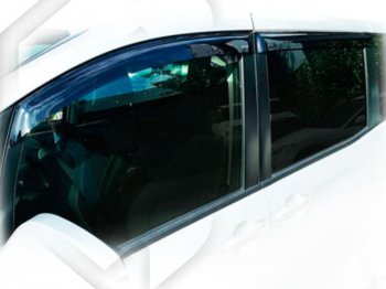 2 079 р. Дефлектора окон CA-Plastic Toyota Noah 3 дорестайлинг (2014-2017) (серия Classic полупрозрачный, Без хром.молдинга)  с доставкой в г. Пермь. Увеличить фотографию 2