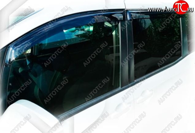 2 079 р. Дефлектора окон CA-Plastic  Toyota Noah  R80 (2017-2021) рестайлинг (Classic полупрозрачный, Без хром.молдинга)  с доставкой в г. Пермь