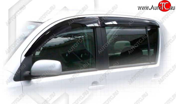 2 159 р. Дефлектора окон CA-Plastic  Toyota Passo  1 (2004-2010) (Classic полупрозрачный)  с доставкой в г. Пермь