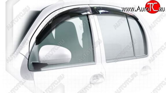 1 999 р. Дефлектора окон CA-Plastiс Toyota Passo 2 (2010-2016) (Classic полупрозрачный)  с доставкой в г. Пермь