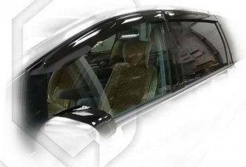 Дефлектора окон CA-Plastic Toyota Previa  2 (2000-2006) (Classic полупрозрачный, Без хром.молдинга)