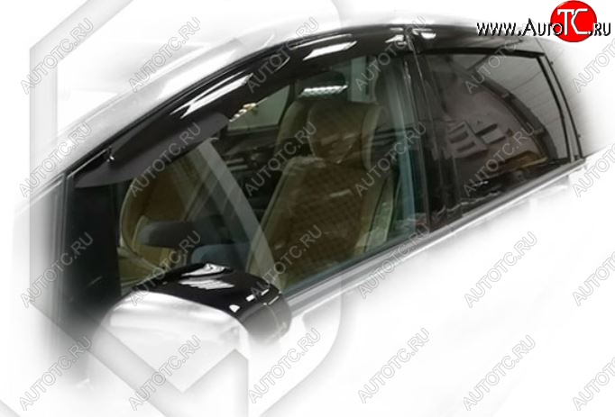 2 079 р. Дефлектора окон CA-Plastic  Toyota Previa  2 (2000-2006) (Classic полупрозрачный, Без хром.молдинга)  с доставкой в г. Пермь