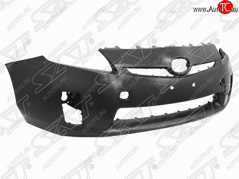 4 199 р. Передний бампер SAT (Китай) Toyota Prius XW30 дорестайлинг (2009-2011) (Неокрашенный)  с доставкой в г. Пермь