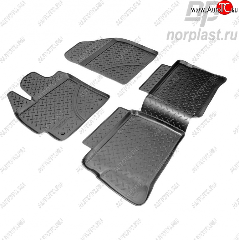 2 359 р. Комплект ковриков в салон Norplast Toyota Prius Alfa лифтбек рестайлинг (2011-2015)  с доставкой в г. Пермь