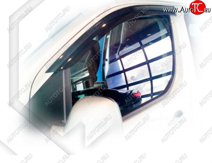 1 839 р. Дефлектора окон CA-Plastic  Toyota ProAce  2 (2016-2025) (Classic полупрозрачный, Без хром.молдинга)  с доставкой в г. Пермь