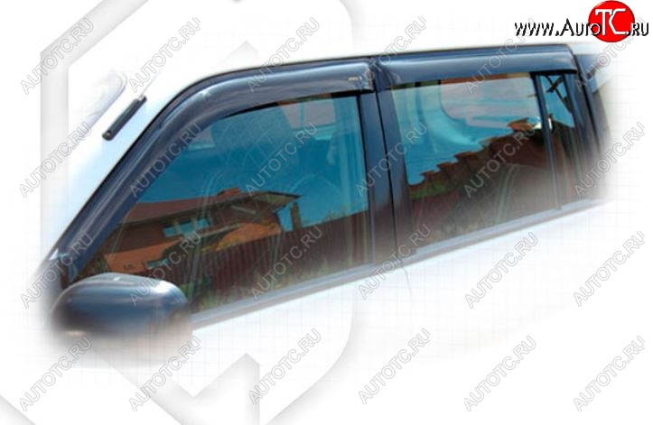 1 999 р. Дефлектора окон CA-Plastic  Toyota Probox (2002-2014) (Classic полупрозрачный, Без хром.молдинга, Крепление только на скотч)  с доставкой в г. Пермь