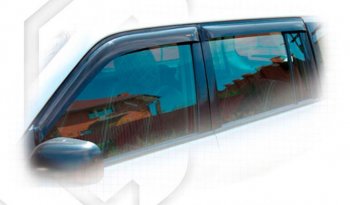 Дефлектор капота CA-Plastiс Toyota Probox  рестайлинг (2014-2025) (Classic полупрозрачный, Без хром.молдинга)
