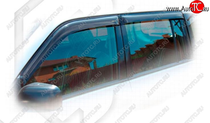 1 999 р. Дефлектор капота CA-Plastiс  Toyota Probox  рестайлинг (2014-2025) (Classic полупрозрачный, Без хром.молдинга)  с доставкой в г. Пермь