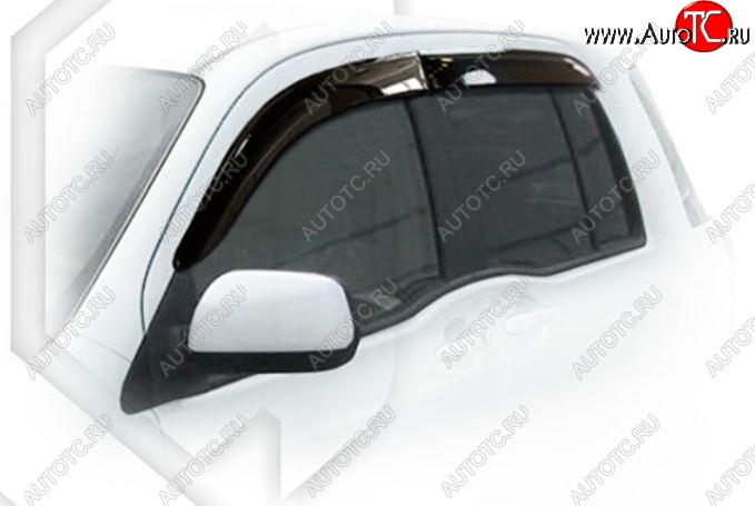 2 079 р. Дефлектора окон CA-Plastic  Toyota Raum (2003-2011) (Classic полупрозрачный, Без хром.молдинга)  с доставкой в г. Пермь