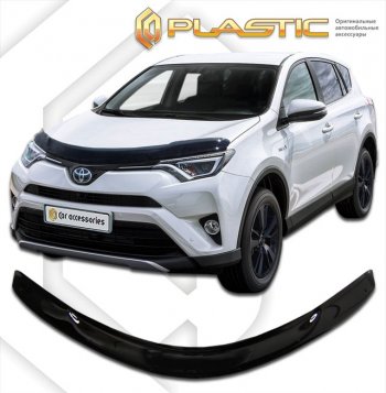 Дефлектор капота CA-Plastic Toyota RAV4  XA40 (2015-2019) 5 дв. рестайлинг