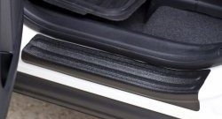 1 399 р. Накладки на порожки автомобиля RA Toyota RAV4 XA40 5 дв. рестайлинг (2015-2019) (Комплект (4 шт.))  с доставкой в г. Пермь. Увеличить фотографию 3