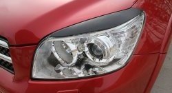 599 р. Реснички RA на фары  Toyota RAV4  XA305 (2005-2009) 5 дв. дорестайлинг (Неокрашенные)  с доставкой в г. Пермь. Увеличить фотографию 2