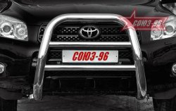 Защита переднего бампера Souz-96 (d76) Toyota RAV4 XA305 5 дв. дорестайлинг (2005-2009)