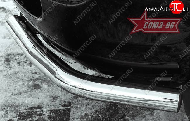 6 029 р. Защита заднего бампера из боковых уголков Souz-96 (d60) Toyota RAV4 XA305 5 дв. дорестайлинг (2005-2009)  с доставкой в г. Пермь