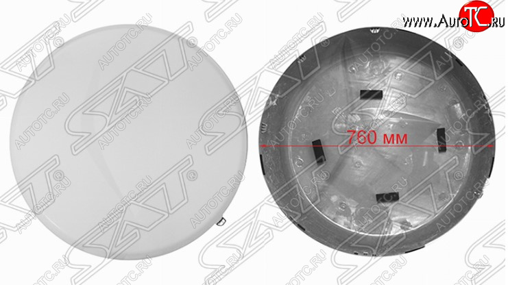 15 549 р. Колпак запасного колеса SAT (внешняя часть, R17) Toyota RAV4 XA30 5 дв. удлиненный дорестайлинг (2003-2008) (Неокрашенный)  с доставкой в г. Пермь