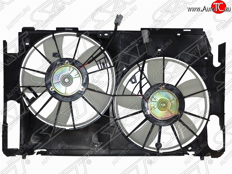9 799 р. Диффузор радиатора в сборе SAT  Toyota RAV4  XA305 (2005-2009) 5 дв. дорестайлинг  с доставкой в г. Пермь