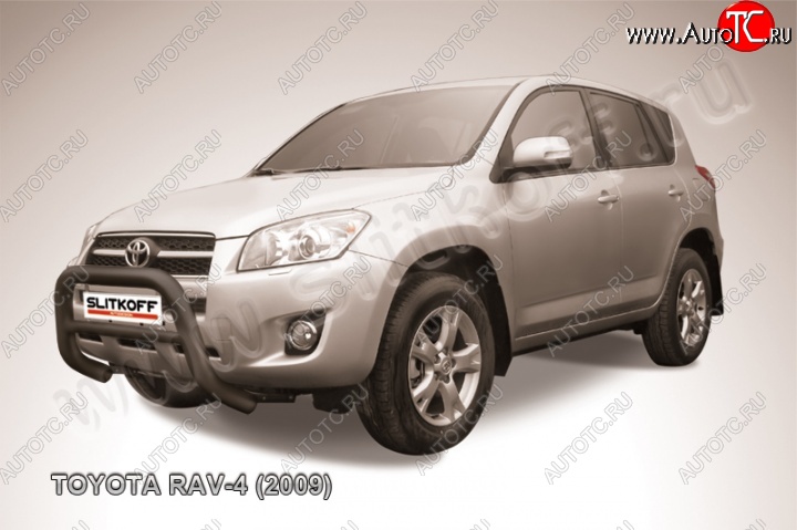 20 999 р. Кенгурятник d76 низкий Toyota RAV4 XA30 5 дв. 1-ый рестайлинг (2008-2010) (Цвет: серебристый)  с доставкой в г. Пермь