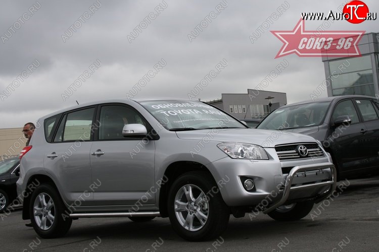 11 249 р. Защита переднего бампера Souz-96 (d60) Toyota RAV4 XA30 5 дв. 1-ый рестайлинг (2008-2010)  с доставкой в г. Пермь
