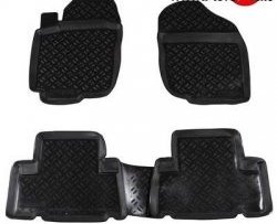 Комплект ковриков в салон Aileron 4 шт. (полиуретан) Toyota RAV4  XA30 (2008-2010) 5 дв. 1-ый рестайлинг