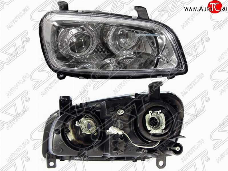 5 849 р. Правая фара передняя SAT (хрусталь, линза ) Toyota RAV4 XA10 3 дв. дорестайлинг (1994-1997)  с доставкой в г. Пермь
