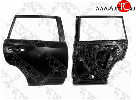 18 949 р. Правая задняя дверь SAT. Toyota RAV4 XA50 5 дв. дорестайлинг (2018-2025) (Неокрашенная)  с доставкой в г. Пермь