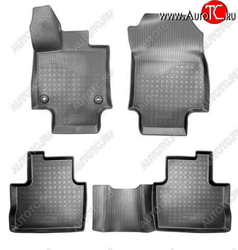 2 399 р. Коврики салонные (АКПП) Norplast  Toyota RAV4  XA50 (2018-2025) 5 дв. дорестайлинг (Черный)  с доставкой в г. Пермь