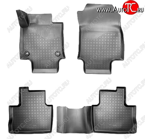 2 399 р. Коврики салонные (МКПП) Norplast  Toyota RAV4  XA50 (2018-2025) 5 дв. дорестайлинг (Черный)  с доставкой в г. Пермь