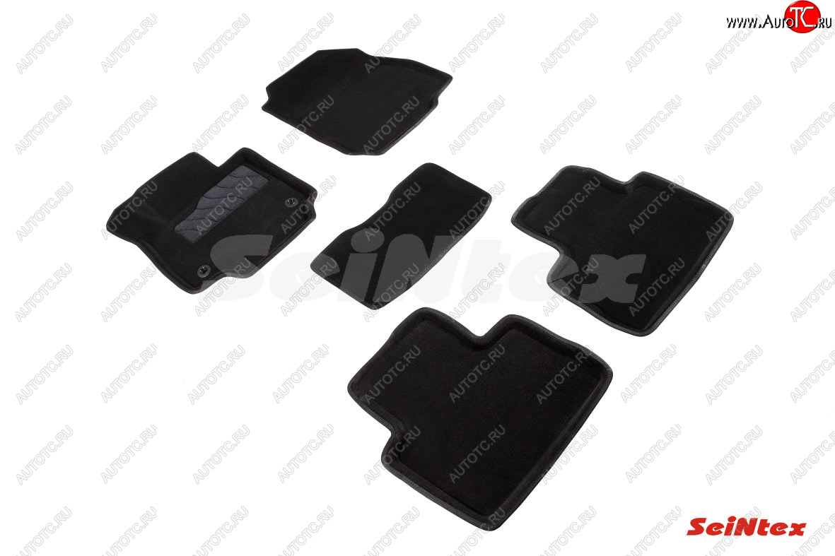 5 699 р. Текстильные 3D коврики в салон SEINTEX МКПП  Toyota RAV4  XA50 (2018-2025) 5 дв. дорестайлинг  с доставкой в г. Пермь