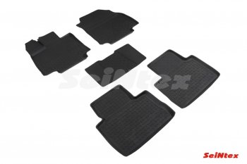 Коврики в салон SeiNtex (резина, высокий бортик) Toyota RAV4  XA50 (2018-2025) 5 дв. дорестайлинг (Автоматическая коробка передач)