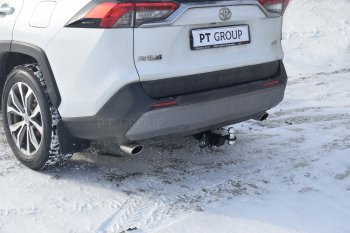 17 499 р. Фаркоп PT GROUP /съемный квадрат/ TOYOTA RAV4 2019-  Toyota RAV4 XA50 5 дв. дорестайлинг (2018-2025)  с доставкой в г. Пермь. Увеличить фотографию 4