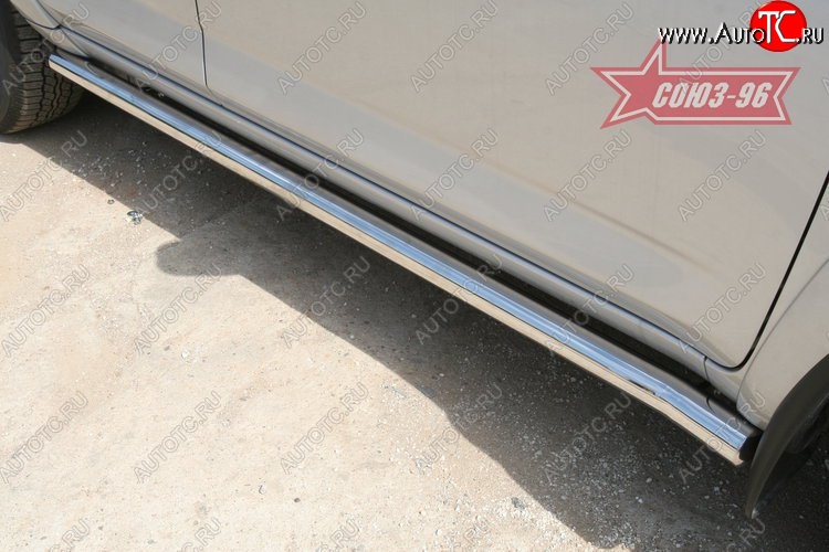 12 464 р. Защита порогов Souz-96 (d60) Toyota RAV4 XA30 5 дв. удлиненный 2-ой рестайлинг (2010-2013)  с доставкой в г. Пермь