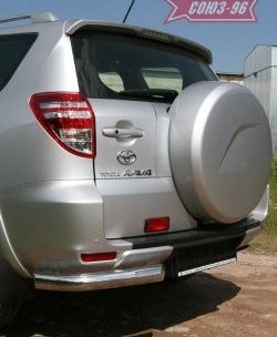 Защита заднего бампера из боковых уголков Souz-96 (d76) Toyota RAV4  XA30 (2010-2013) 5 дв. удлиненный 2-ой рестайлинг