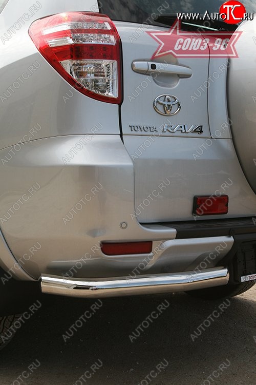 9 584 р. Защита заднего бампера из боковых уголков Souz-96 (d60) Toyota RAV4 XA30 5 дв. удлиненный 2-ой рестайлинг (2010-2013)  с доставкой в г. Пермь