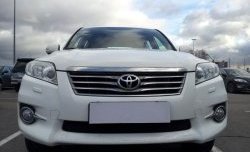 1 469 р. Сетка на бампер Russtal (черная) Toyota RAV4 XA30 5 дв. 2-ой рестайлинг (2010-2013)  с доставкой в г. Пермь. Увеличить фотографию 3