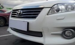 1 539 р. Сетка на бампер Russtal (хром) Toyota RAV4 XA30 5 дв. 2-ой рестайлинг (2010-2013)  с доставкой в г. Пермь. Увеличить фотографию 2