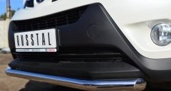 14 549 р. Одинарная защита переднего бампера диаметром 63 мм SLITKOFF Toyota RAV4 XA40 5 дв. дорестайлинг (2012-2015)  с доставкой в г. Пермь. Увеличить фотографию 3