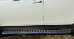 23 799 р. Широкая защита порогов SLITKOFF  Toyota RAV4  XA40 (2012-2015) 5 дв. дорестайлинг  с доставкой в г. Пермь. Увеличить фотографию 2