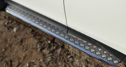 Широкая защита порогов SLITKOFF Toyota RAV4  XA40 (2012-2015) 5 дв. дорестайлинг