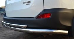 16 999 р. Защита заднего бампера (Ø63 и 42 мм, нержавейка) SLITKOFF  Toyota RAV4  XA40 (2012-2015) 5 дв. дорестайлинг  с доставкой в г. Пермь. Увеличить фотографию 4