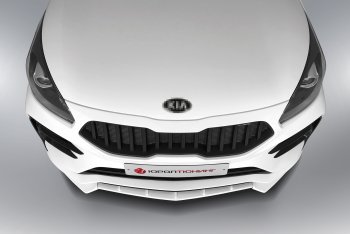 2 899 р. Сплиттер переднего бампера QUASAR KIA Rio 4 FB дорестайлинг седан (2016-2020) (Неокрашенный)  с доставкой в г. Пермь. Увеличить фотографию 2