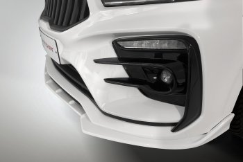 2 899 р. Сплиттер переднего бампера QUASAR KIA Rio 4 FB дорестайлинг седан (2016-2020) (Неокрашенный)  с доставкой в г. Пермь. Увеличить фотографию 3