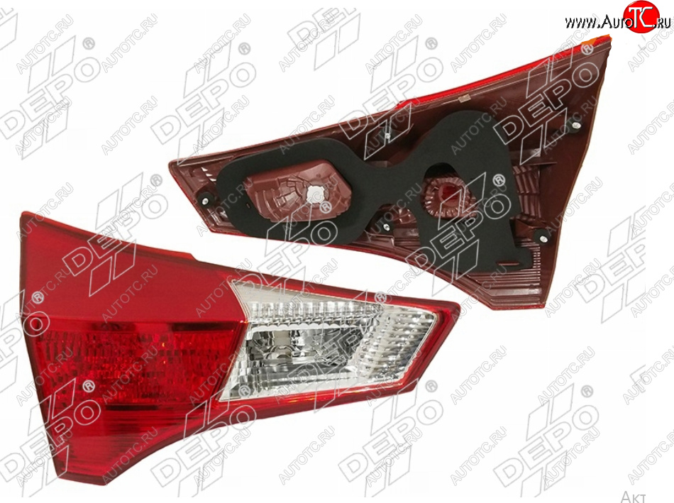 4 999 р. Левый фонарь в крышку багажника DEPO Toyota RAV4 XA40 5 дв. дорестайлинг (2012-2015)  с доставкой в г. Пермь