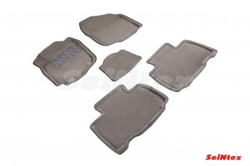 7 649 р. Комплект ворсовых ковриков в салон Seintex (3D) Toyota RAV4 XA40 5 дв. дорестайлинг (2012-2015) (Черный)  с доставкой в г. Пермь. Увеличить фотографию 3