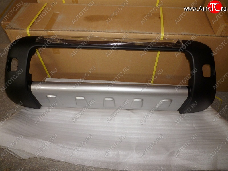 6 099 р. Накладка на передний бампер SuvStyle v2 Toyota RAV4 XA305 5 дв. дорестайлинг (2005-2009) (Неокрашенная)  с доставкой в г. Пермь