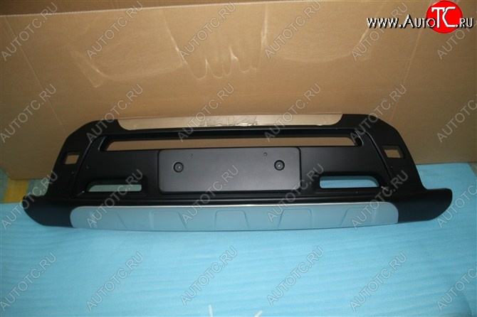 5 449 р. Накладка на передний бампер SuvStyle v3 Toyota RAV4 XA305 5 дв. дорестайлинг (2005-2009) (Неокрашенная)  с доставкой в г. Пермь