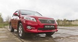 1 469 р. Защитная сетка решетки переднего бампера РА Toyota RAV4 XA30 5 дв. 2-ой рестайлинг (2010-2013)  с доставкой в г. Пермь. Увеличить фотографию 2