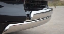 16 849 р. Защита переднего бампера (2 трубыØ75х42 мм, нержавейка) Russtal Toyota RAV4 XA30 5 дв. 2-ой рестайлинг (2010-2013)  с доставкой в г. Пермь. Увеличить фотографию 3